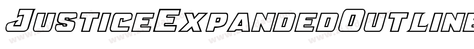 JusticeExpandedOutline-BKn8字体转换