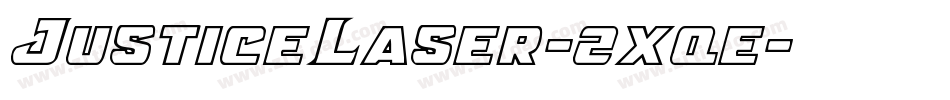 JusticeLaser-2xqe字体转换