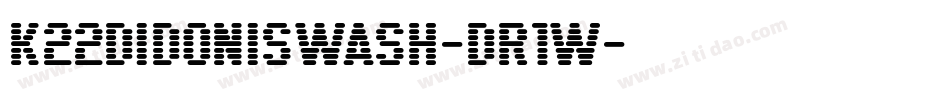 K22DidoniSwash-DR1W字体转换