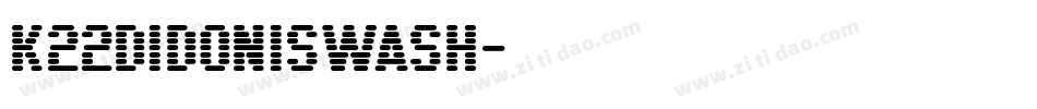 K22DidoniSwash字体转换