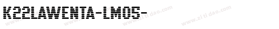 K22Lawenta-lMO5字体转换
