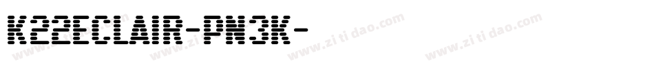 K22Eclair-pn3K字体转换