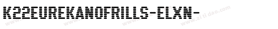 K22EurekaNofrills-ElXn字体转换