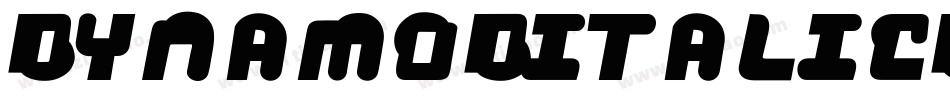 DynamoDItalicD字体转换