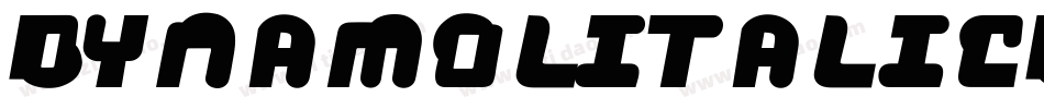 DynamoLItalicD字体转换