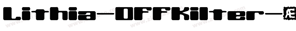 Lithia-OffKilter字体转换