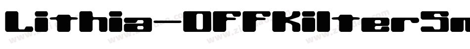 Lithia-OffKilterSmallCaps字体转换