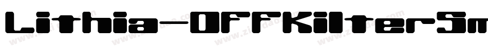 Lithia-OffKilterSmallCaps字体转换