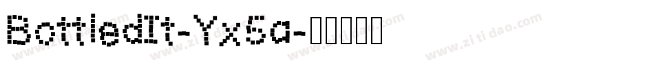 BottledIt-Yx5a字体转换