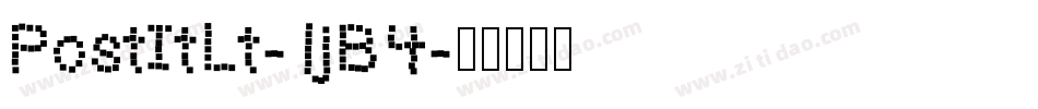 PostItLt-1jB4字体转换
