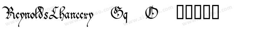 ReynoldsChancery-Gq8O字体转换