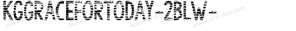 KgGraceForToday-2Blw字体转换