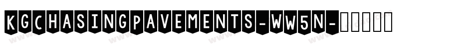 KgChasingPavements-wW5n字体转换