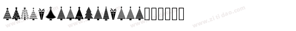 KGChristmasTrees字体转换