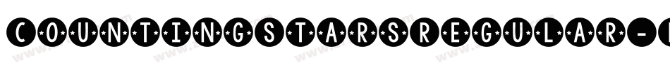 CountingStarsRegular-Lqdg字体转换