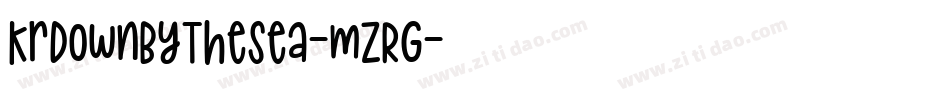 KrDownByTheSea-mZRG字体转换
