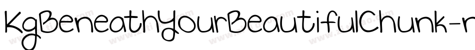 KgBeneathYourBeautifulChunk-n4JY字体转换