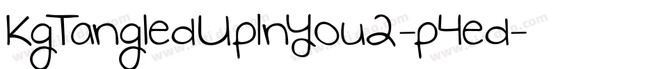 KgTangledUpInYou2-p4ed字体转换