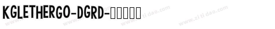 KgLetHerGo-DgRD字体转换