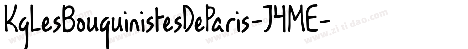 KgLesBouquinistesDeParis-J4ME字体转换 KgLesBouquinistesDeParis-J4ME字体转换