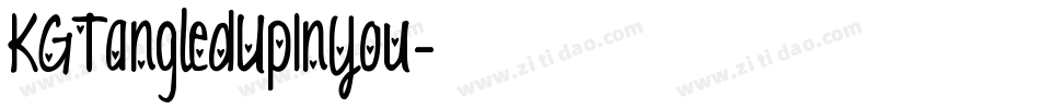 KGTangledUpInYou字体转换