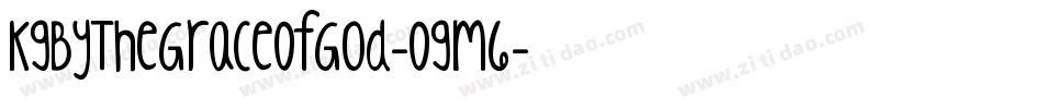 KgByTheGraceOfGod-Ogm6字体转换 KgByTheGraceOfGod-Ogm6字体转换
