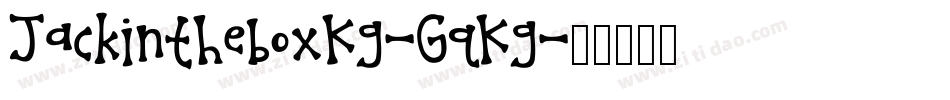 JackintheboxKg-GqKg字体转换