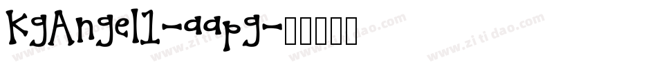 KgAngel1-aapg字体转换