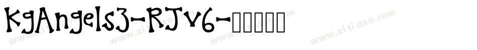 KgAngels3-RJv6字体转换