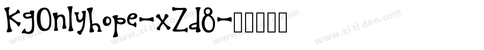 KgOnlyhope-xZd8字体转换
