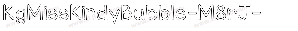 KgMissKindyBubble-M8rJ字体转换