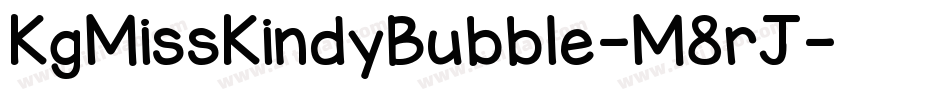 KgMissKindyBubble-M8rJ字体转换