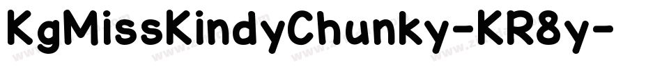 KgMissKindyChunky-KR8y字体转换