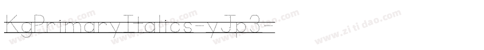 KgPrimaryItalics-yJp3字体转换
