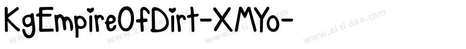 KgEmpireOfDirt-XMYo字体转换