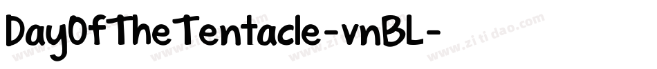 DayOfTheTentacle-vnBL字体转换