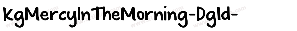 KgMercyInTheMorning-Dg1d字体转换