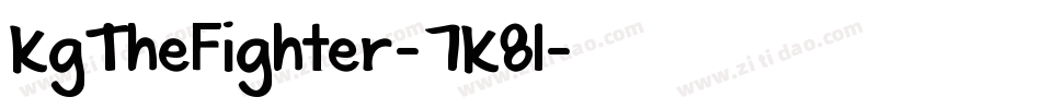 KgTheFighter-7K8l字体转换 KgTheFighter-7K8l字体转换