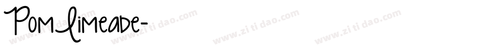 PomLimeade字体转换