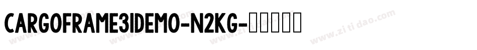 CarGoframe31demo-n2Kg字体转换