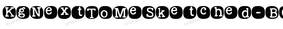 KgNextToMeSketched-BOA5字体转换