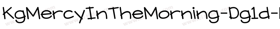 KgMercyInTheMorning-Dg1d字体转换