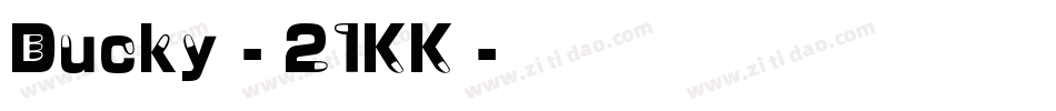 Ducky-21KK字体转换