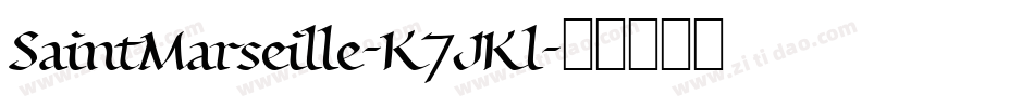 SaintMarseille-K7JKl字体转换