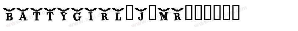 BattyGirl-j4MR字体转换