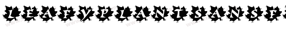 LeafyPlantSansFree字体转换