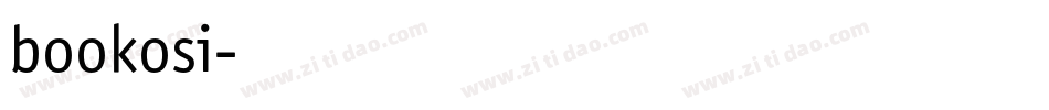 bookosi字体转换