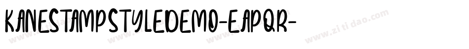 KaneStampStyleDemo-Eapqr字体转换