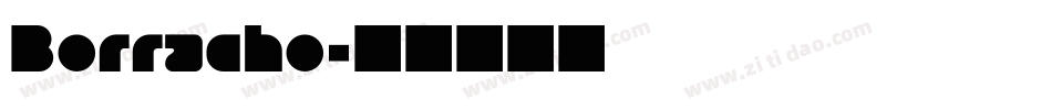 Borracho字体转换