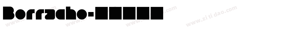 Borracho字体转换